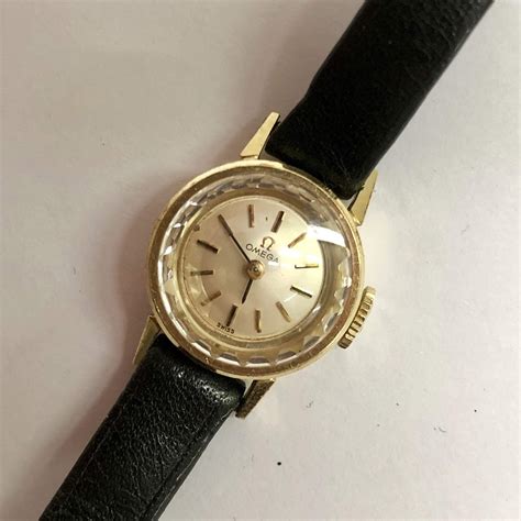 gold ladies omega watch|omega watch ladies gold vintage.